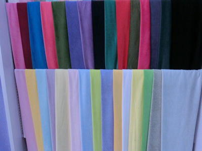 全棉天鵝絨 百色現貨，匠心品質——探訪安慶宏洲針紡織品的針織面料世界